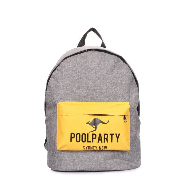 

Повседневный рюкзак POOLPARTY 40х30х16 см Серый