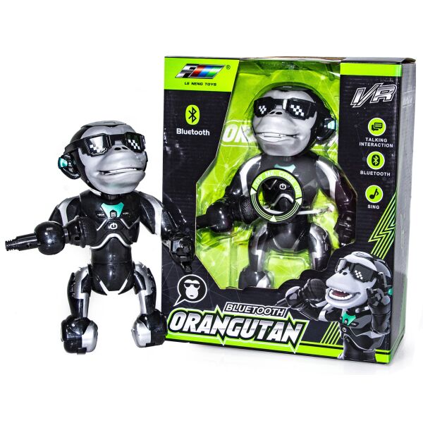 

Интерактивная игрушка "Орангутан" LE NENG TOYS 26 см Черный