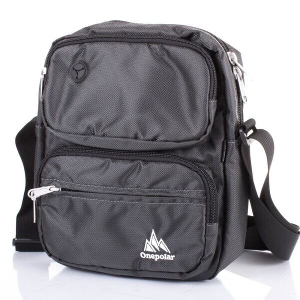 

Мужская спортивная сумка (W5630-grey) Onepolar 21х25х7 см Серый