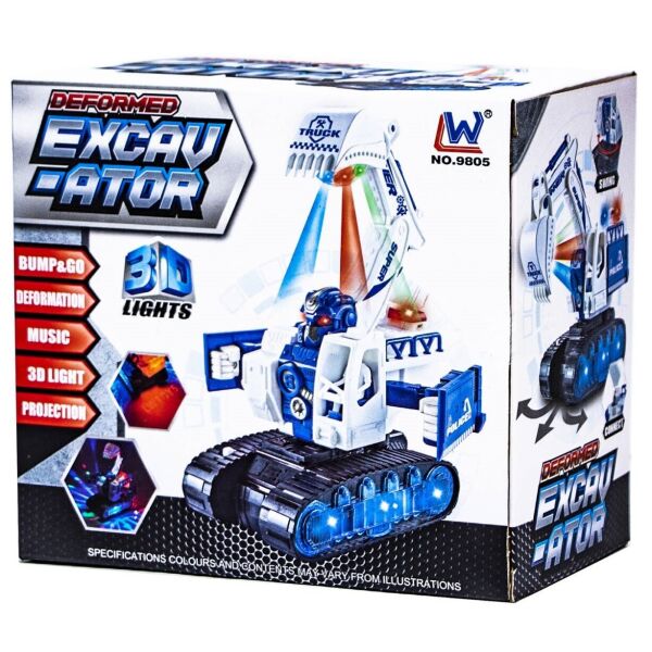 

Интерактивная игрушка "Музыкальный экскаватор" LW Toys Разноцветный