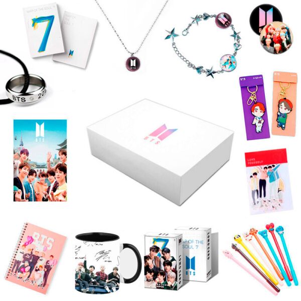

Подарочный Набор Bioworld BTS BT21 Love Yourself Bangtan boys, K-pop БТС 7105