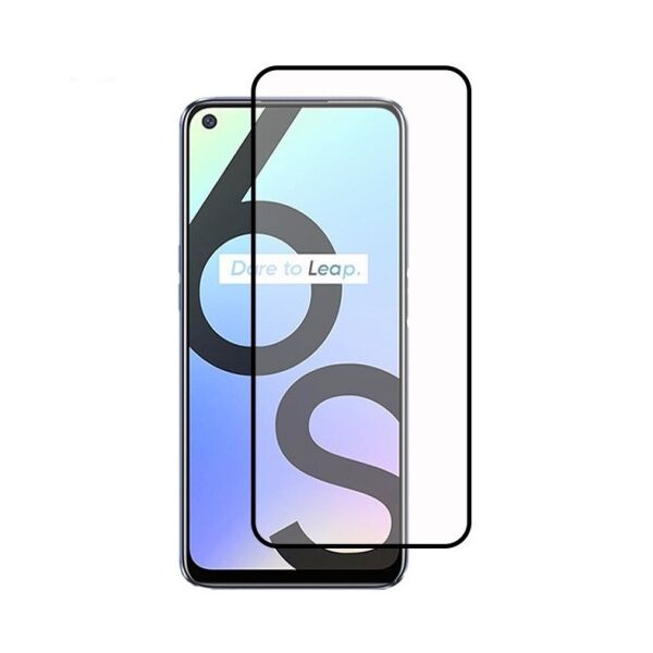 

Защитное стекло LUX для Realme 6S Full Сover черный 0,3 мм в упаковке