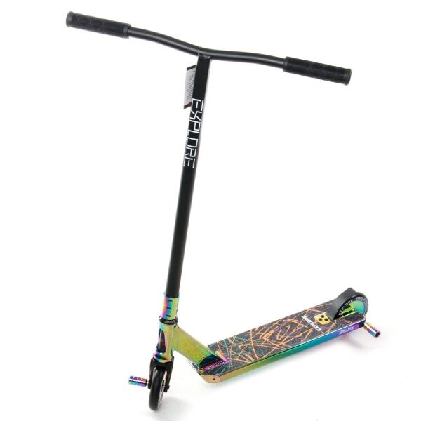 

Трюковый самокат Explore FLAMINA DELUXE (HIC) 120мм, Голограмма