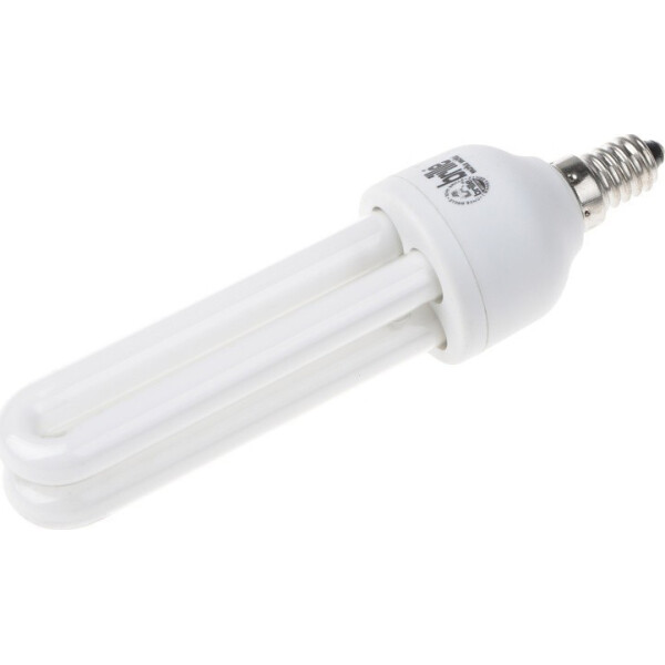 

Лампа энергосберегающая Brille PL-2U/A 15W/827 12mm E14 Br (126567)