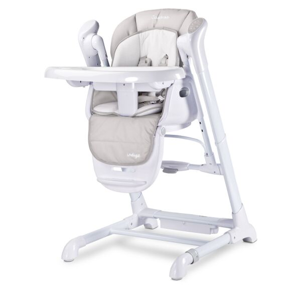 

Стульчик для кормления + качель Caretero Indigo Light Grey