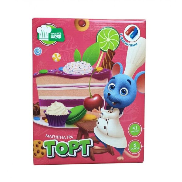 

Игра магнитная VT3004 (Торт (укр))
