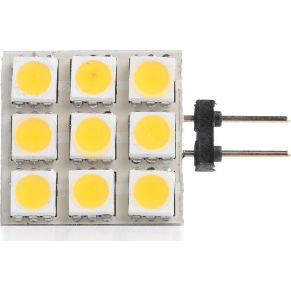 

Лампа светодиодная Brille LED G4 1.8W 9 pcs WW LN AC12V SMD5050 (128185)