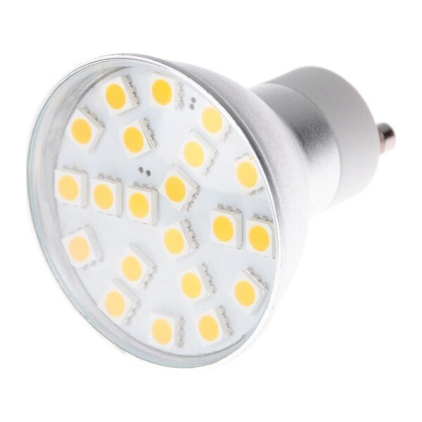 

Лампа светодиодная Brille LED GU10 3.1W 21 pcs WW MR16 SMD5050 LedLumen (128969087)