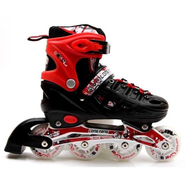 

Раздвижные детские роликовые коньки Scale Sports, размер 36-39, Red