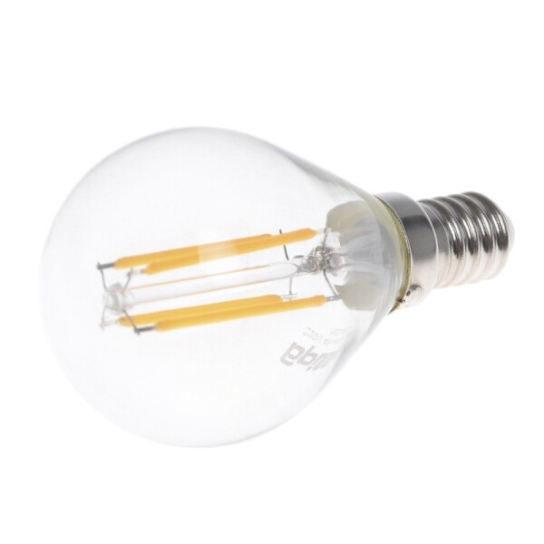 

Лампа филаментная Brille LED E14 4W 4 pcs WW G45 COG (32-398)