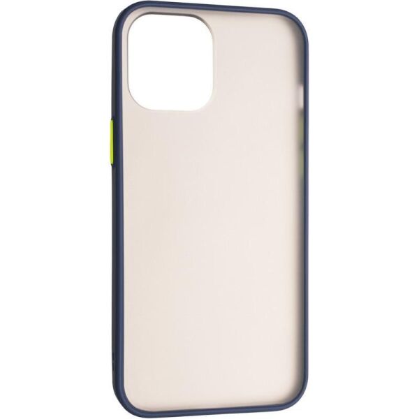 

Чехол Fiji Matt для Apple Iphone 12 бампер матовый Blue