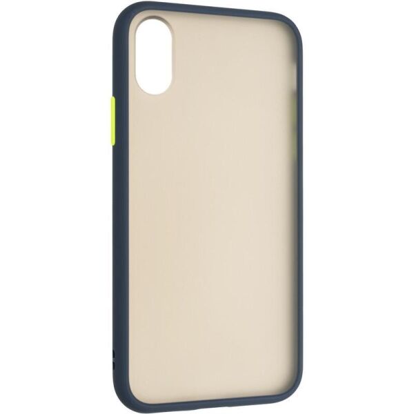 

Чехол Fiji Matt для Apple Iphone XS бампер матовый Blue