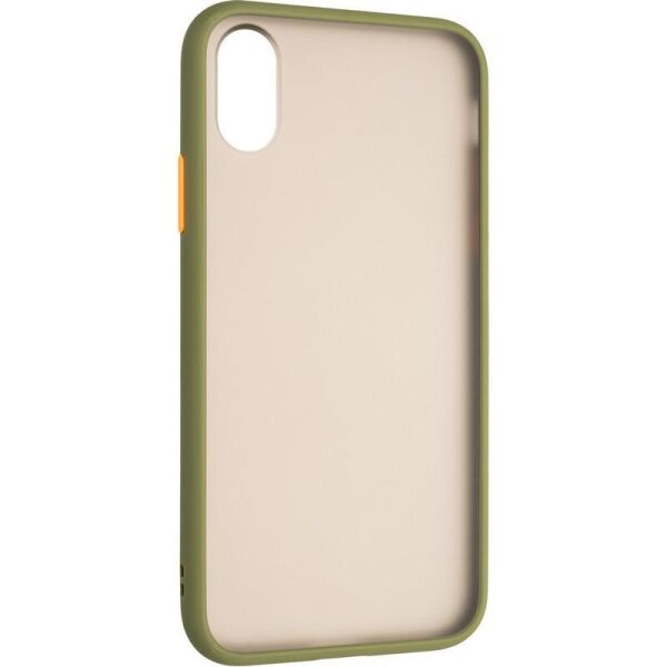 

Чехол Fiji Matt для Apple Iphone X бампер матовый Green