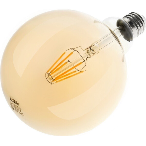 

Лампа филаментная Brille (мат. золото) LED E27 6W WW G125 COG (32-496)