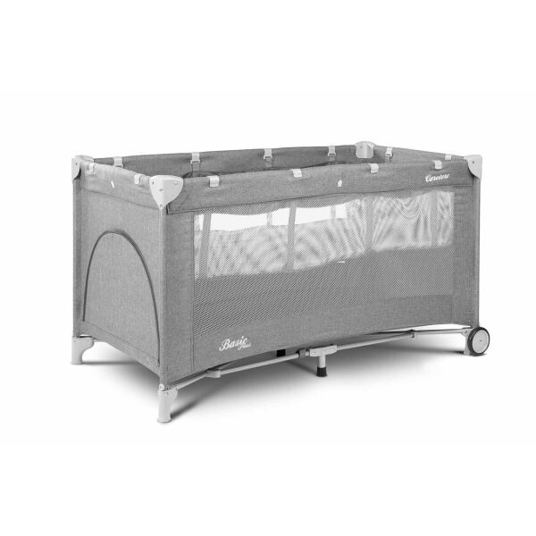 

Детская кровать манеж Caretero Basic Plus Grey