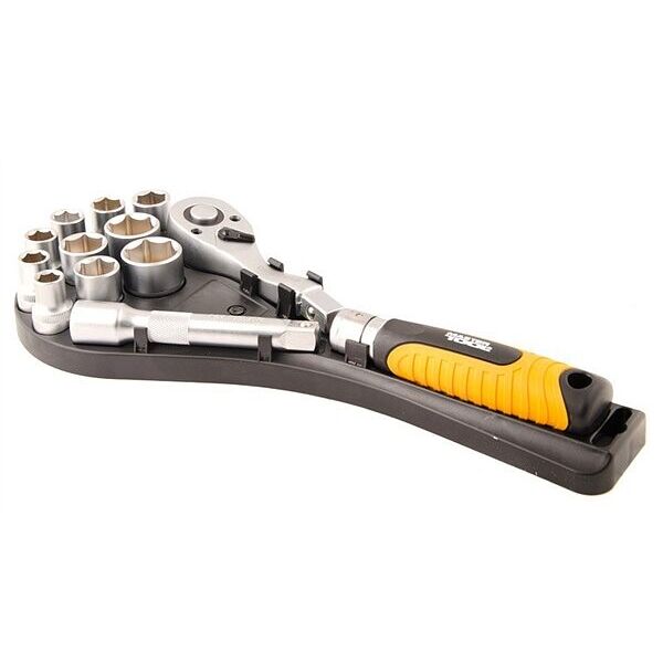 

Набор насадок торцевых Mastertool CrV 1/2” с трещоткой 12 предметов (78-1213)