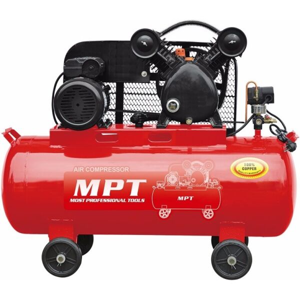 

Компрессор MPT GM PROFI 50 л, 1500 Вт/2 л.с., 1050 об/мин, 170 л/мин, 8 атм, медная обмотка, Арт.: MAC20503B