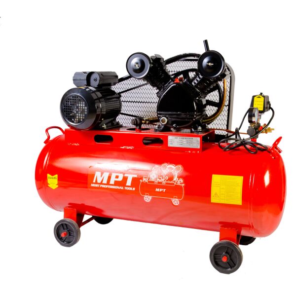 

Компрессор MPT GM PROFI 100 л, 2500 Вт/3 л.с., 1050 об/мин, 250 л/мин, 8 атм, медная обмотка, Арт.: MAC30103B