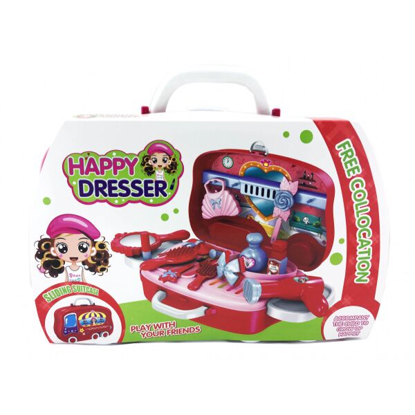 

Игровой набор для девочек HAPPY DRESSER 678-103A в чемоданчике