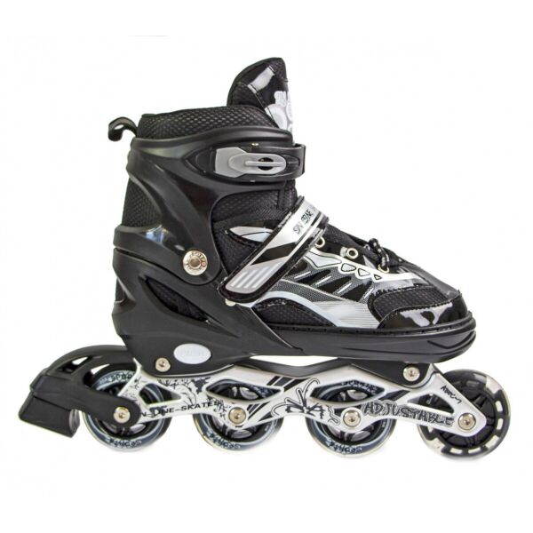 

Раздвижные детские роликовые коньки Happy 2, размер 34-37, Black