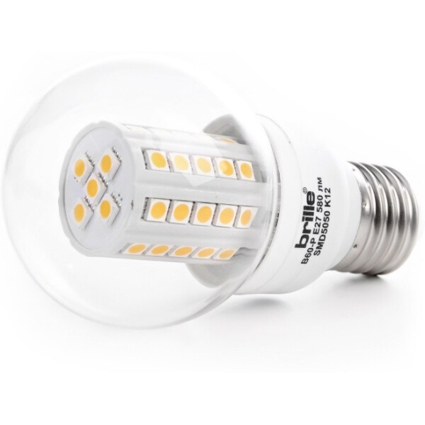

Лампа светодиодная Brille LED E27 5W 45 pcs WW B60-P SMD5050 (l34-011)