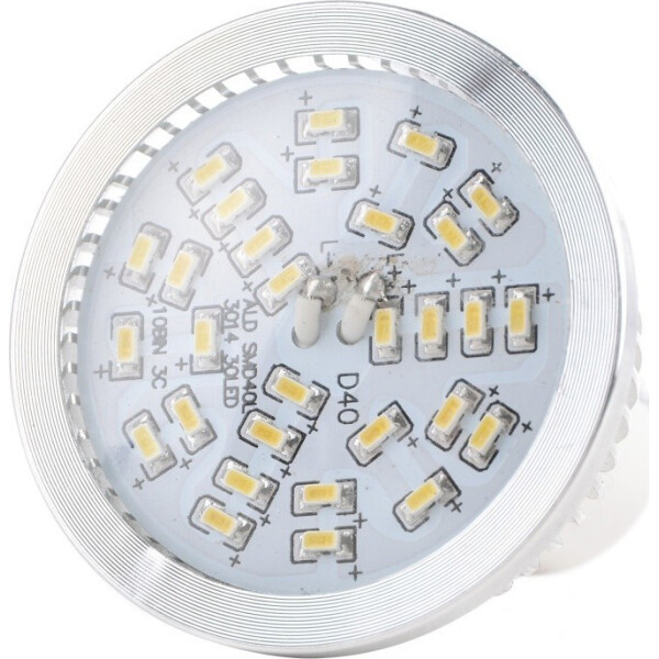 

Лампа светодиодная Brille LED GU10 4.2W 30 pcs WW MR16 SMD3014 CCD (l46-001)