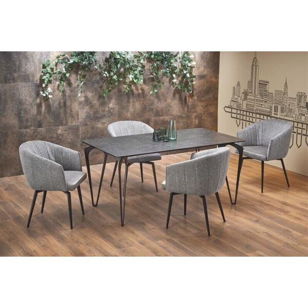 

Стол Halmar Greyson 160/88 Темно-серый