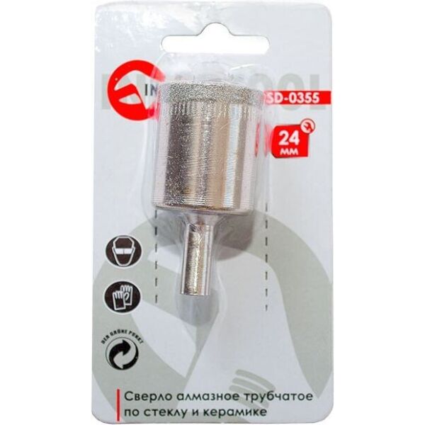 

Сверло по стеклу и керамике 24 мм INTERTOOL SD-0355