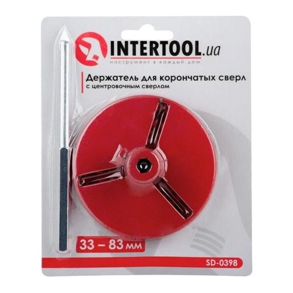 

Держатель для корончатых сверл 83 мм INTERTOOL SD-0398