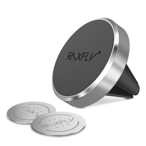 

Автодержатель для телефона магнитный RAXFLY RAX62770 silver