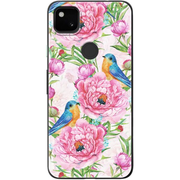 

Силиконовый чехол BoxFace Google Pixel 4a Birds and Flowers (40971-up2376)