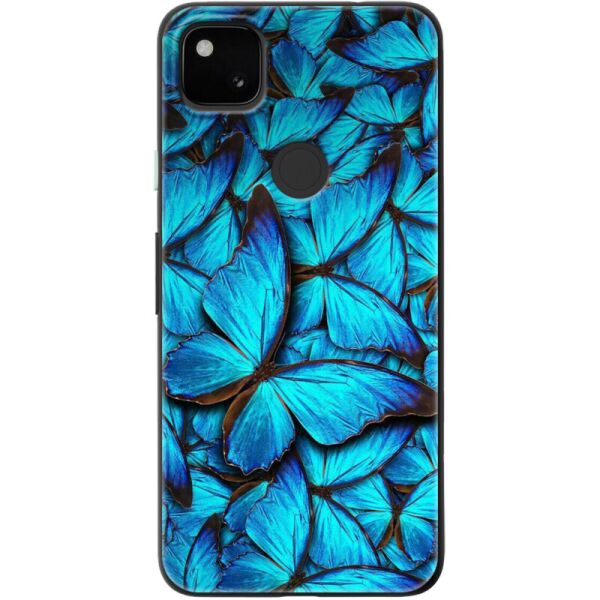 

Силиконовый чехол BoxFace Google Pixel 4a лазурные бабочки (40971-up1550)