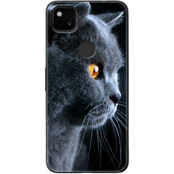 

Силиконовый чехол BoxFace Google Pixel 4a English cat (40971-up1346)