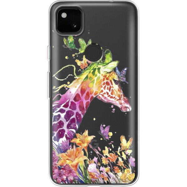 

Силиконовый чехол BoxFace Google Pixel 4a Colorful Giraffe (40971-cc14)