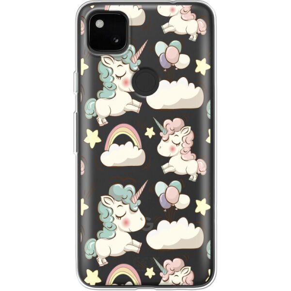 

Силиконовый чехол BoxFace Google Pixel 4a Unicorns (40971-cc2)