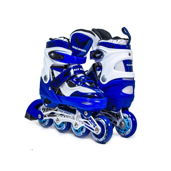 

Раздвижные детские роликовые коньки Scale Sports LF 967, размер 29-32, Синие