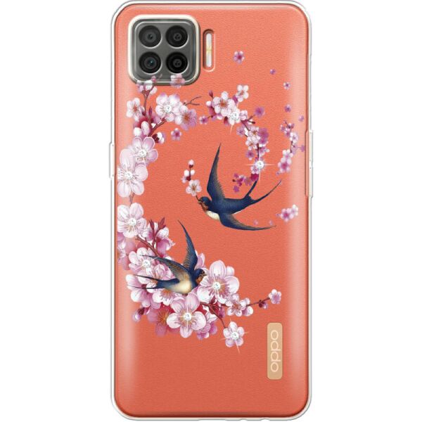 

Силиконовый чехол BoxFace OPPO A73 Swallows and Bloom (41741-rs4)