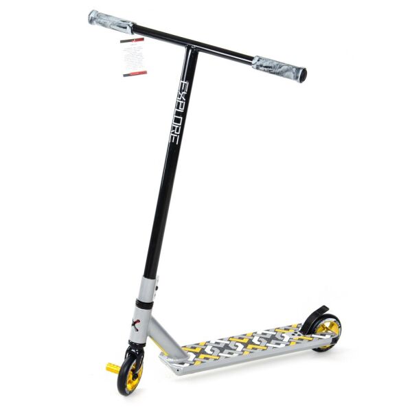 

Трюковый самокат Explore STORM DELUXE New (HIC) 110мм, Серебристый