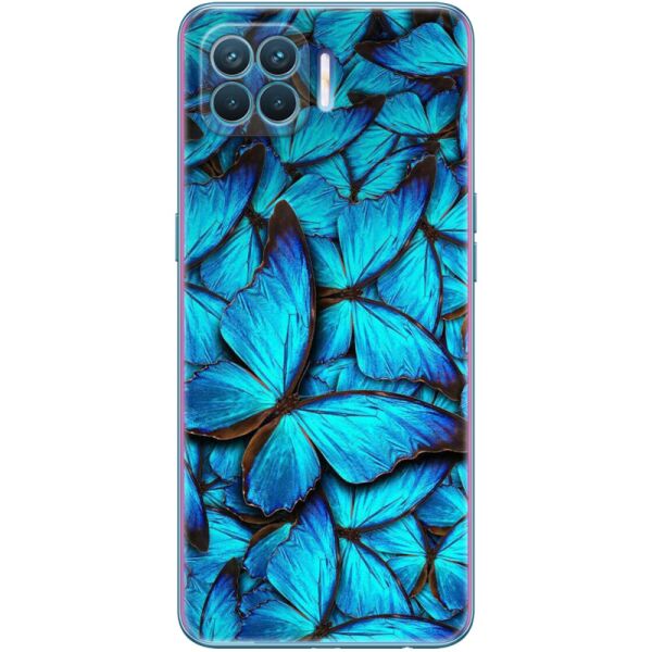 

Силиконовый чехол BoxFace OPPO Reno4 Lite лазурные бабочки (41780-up1550)