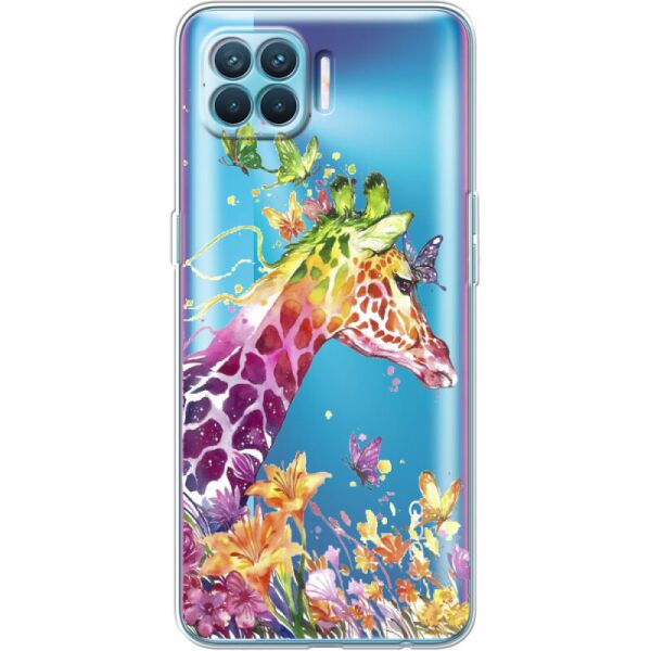 

Силиконовый чехол BoxFace OPPO Reno4 Lite Colorful Giraffe (41780-cc14)