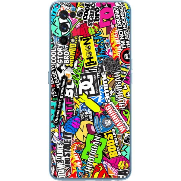 

Силиконовый чехол BoxFace Realme 7 Pro Multicolored Inscriptions (41746-up880)