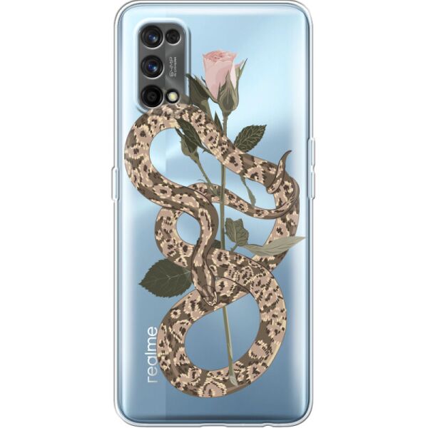 

Силиконовый чехол BoxFace Realme 7 Pro Glamor Snake (41746-cc67)