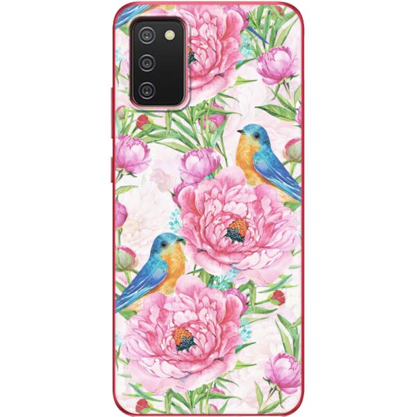 

Силиконовый чехол BoxFace Samsung A025 Galaxy A02S Birds and Flowers (41511-up2376)