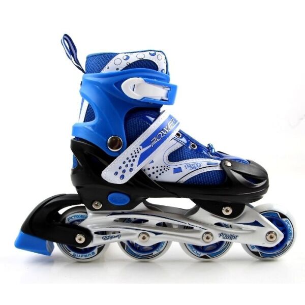 

Раздвижные детские роликовые коньки Superpower PU, размер 38-42, Blue