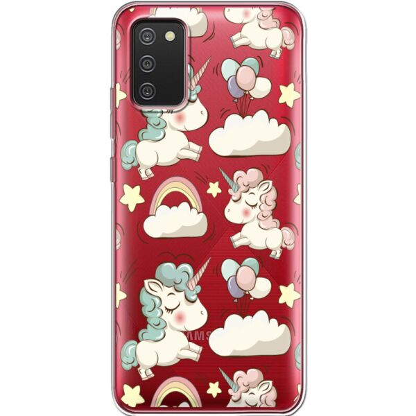 

Силиконовый чехол BoxFace Samsung A025 Galaxy A02S Unicorns (41511-cc2)