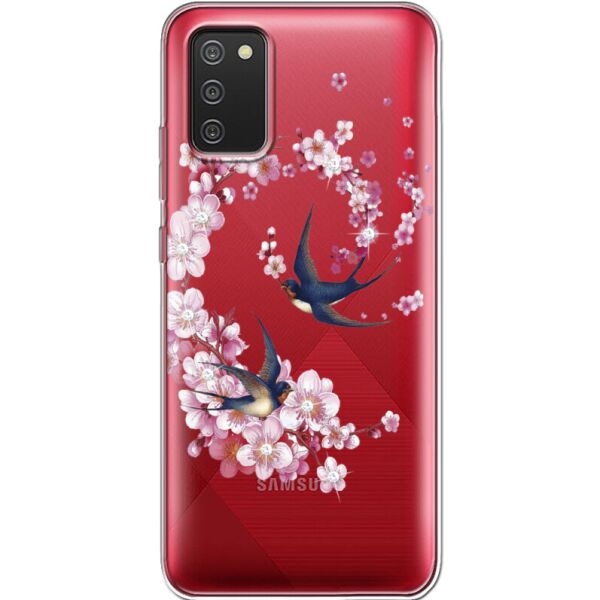 

Силиконовый чехол BoxFace Samsung A025 Galaxy A02S Swallows and Bloom (41511-rs4)