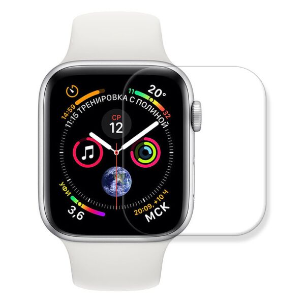 

Противоударная защитная пленка BoxFace Apple Watch Series SE 44mm Прозрачная (41494)