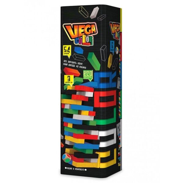 

Развивающая настольная игра VEGA COLOR укр. GVC-01U