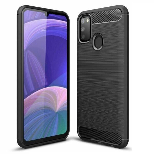 

Чехол Fiji Polished Carbon для Samsung Galaxy M30s (M307) ТПУ бампер черный
