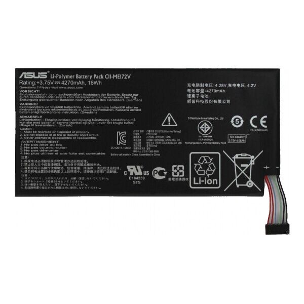 

Батарея ASUS C11-ME172V Memo Pad (ME371)